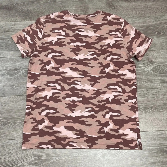 PINK Victoria’s Secret Pink Camouflage Short Sleeve Pocket Campus Tee L - Picture 12 of 12